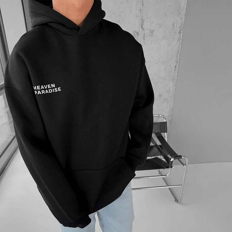 Blohsino.com Unisex Wings Graphic Print Casual Oversized Hoodie