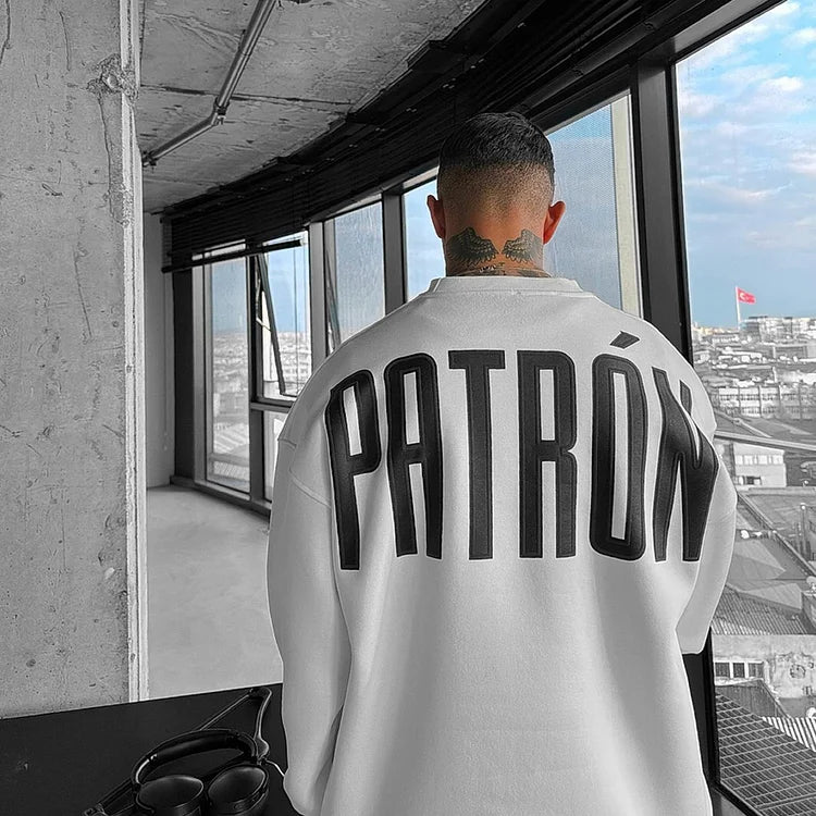 Unisex Lettering Print Sweatshirt by blohsino.com